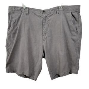 Bob Timberlake Mens Gray Canvas Shorts Size 44